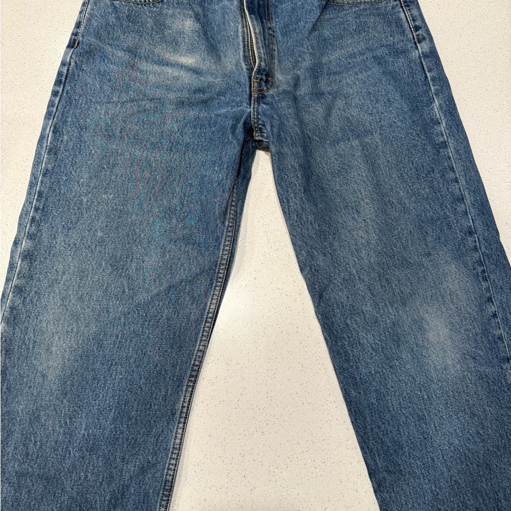 Levi's Blue Straight-Leg Jeans Classic Denim